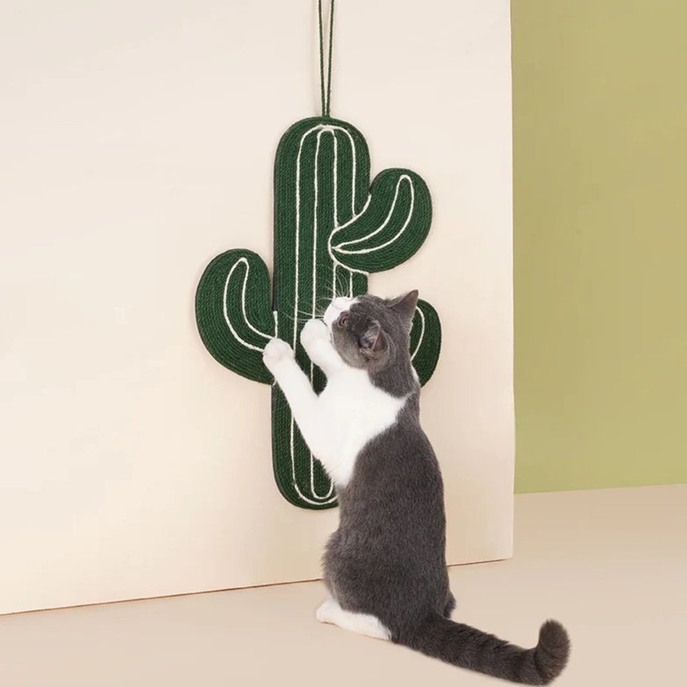Christmas gift for your cat - cactus cat scratching carpet